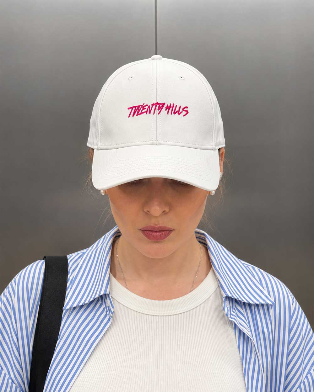 Twenty Hills Cap (White & Pink)