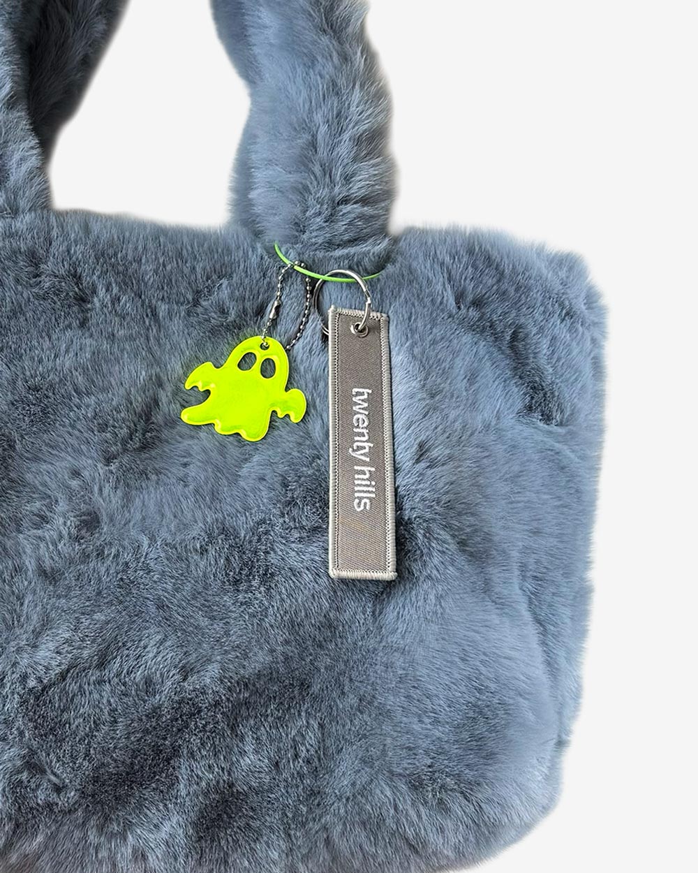 Faux Fur Bag (Gray Night Sky Wolf)