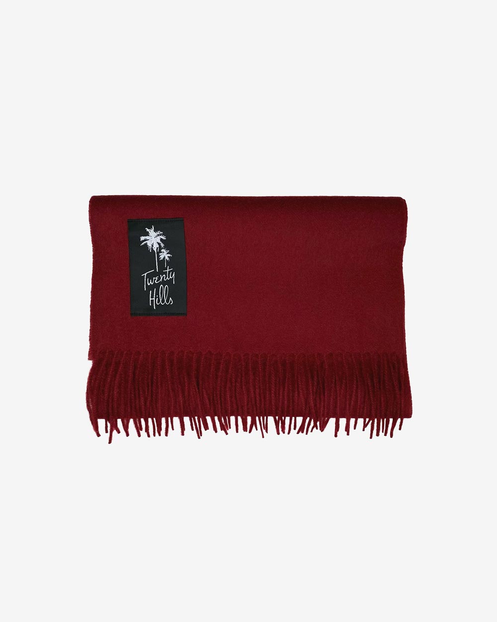 Wool Scarf (Burgundy Red)