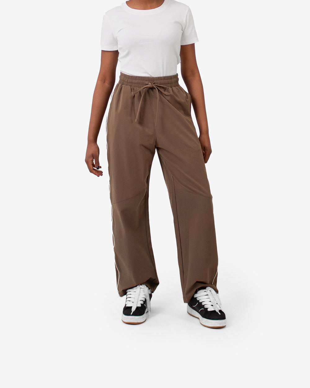 Drawstring Pants (Mocha Mousse)