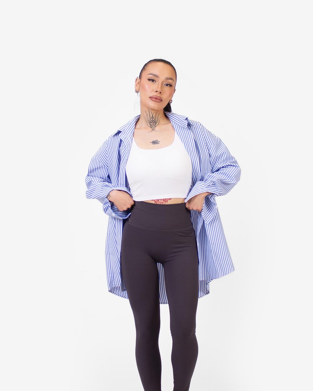 Striped Shirt (Blue & White)