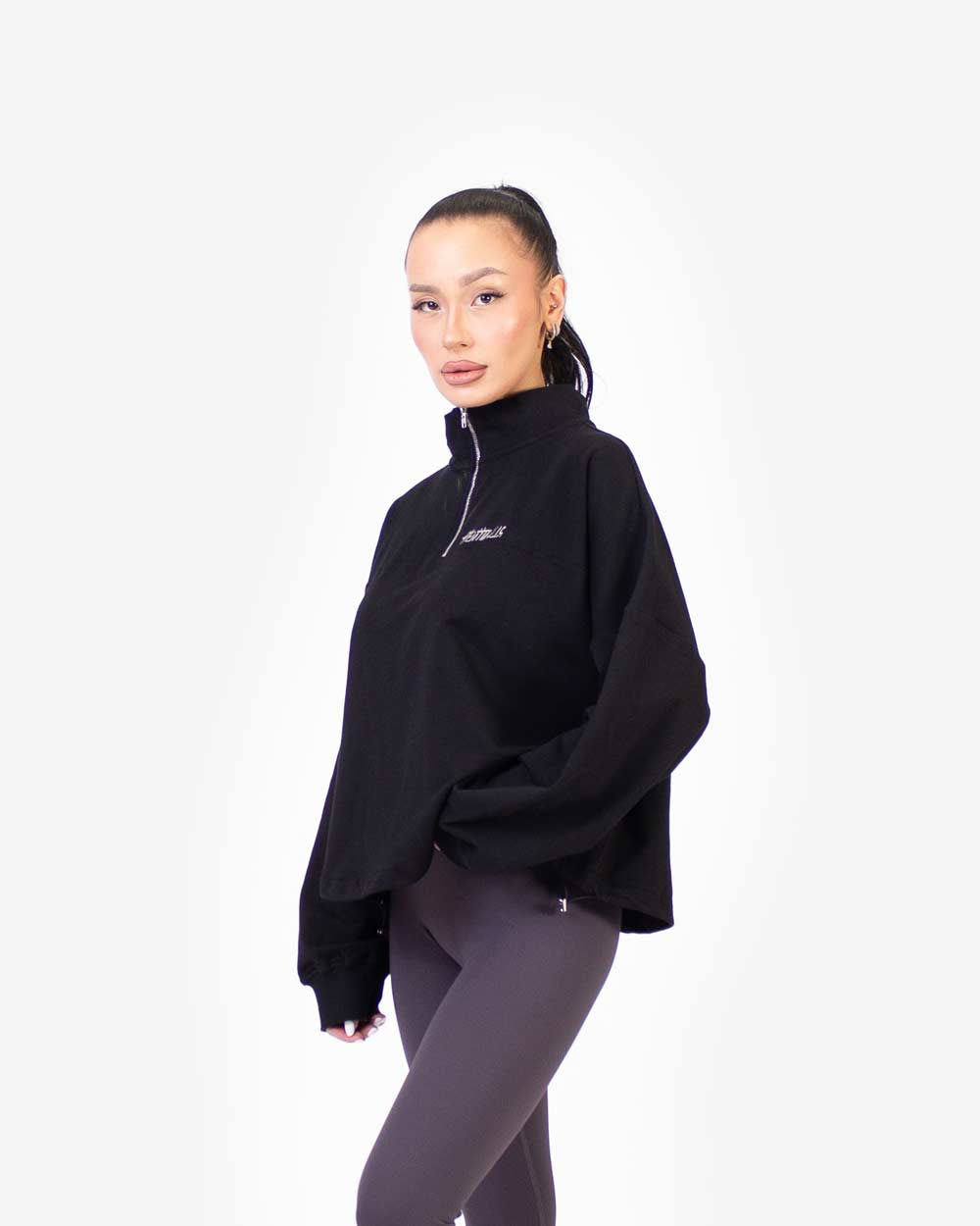Half-Zip Pullover (Black)
