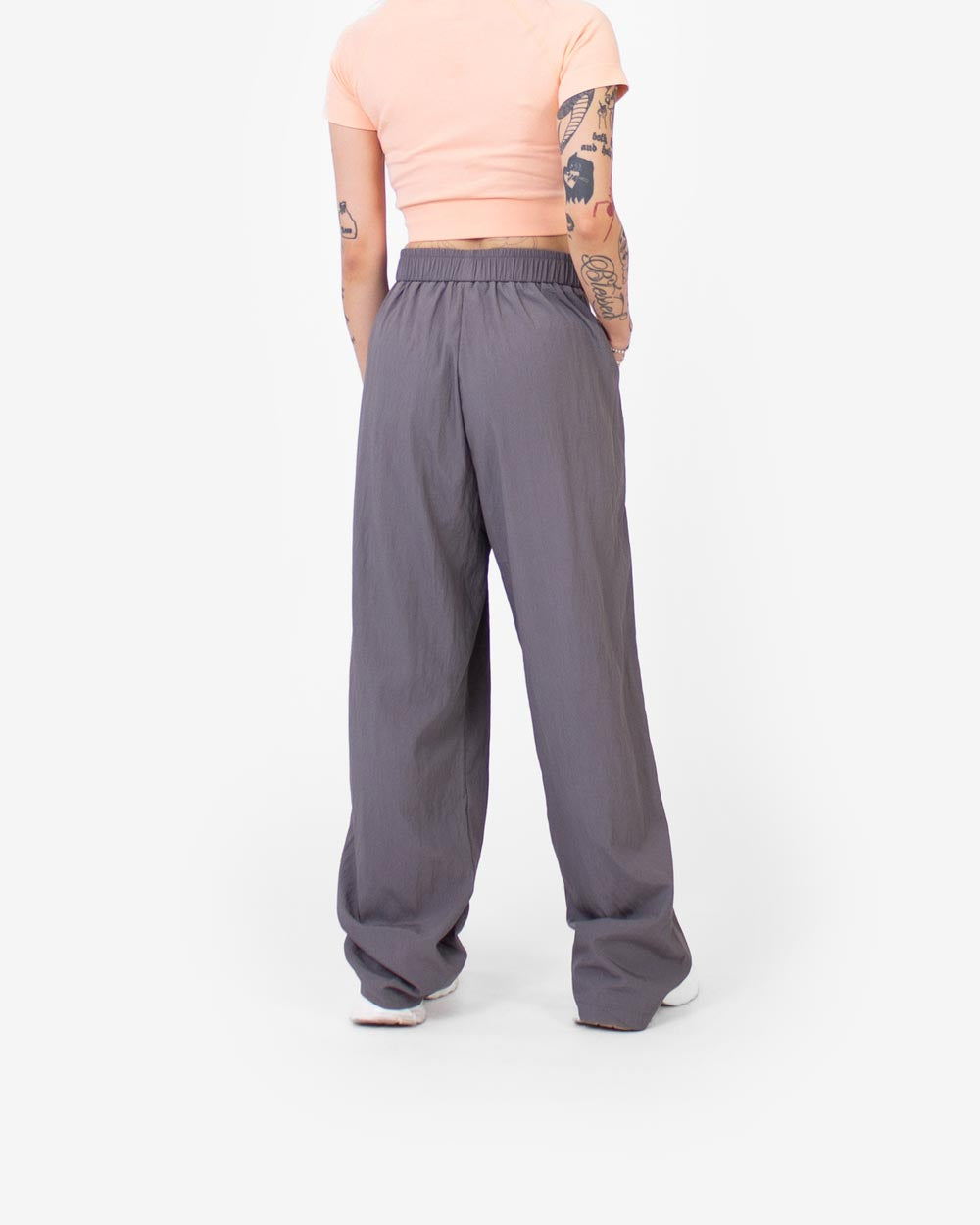 Wide Leg High Rise Pants