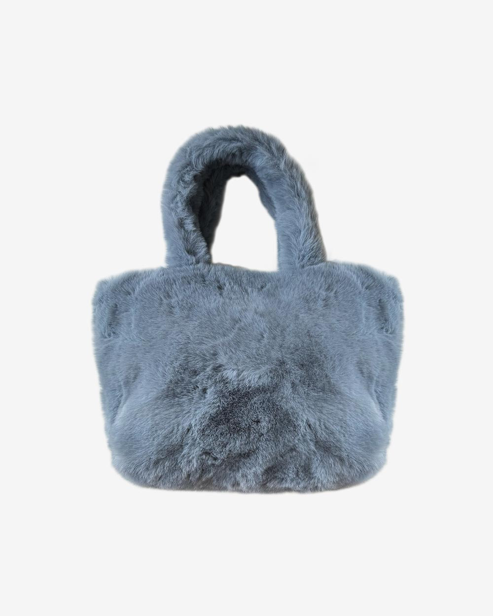 Faux Fur Bag (Gray Night Sky Wolf)