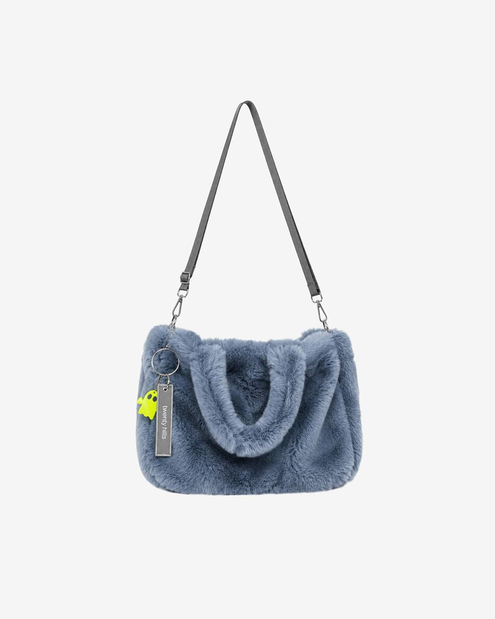 Faux Fur Bag (Gray Night Sky Wolf)