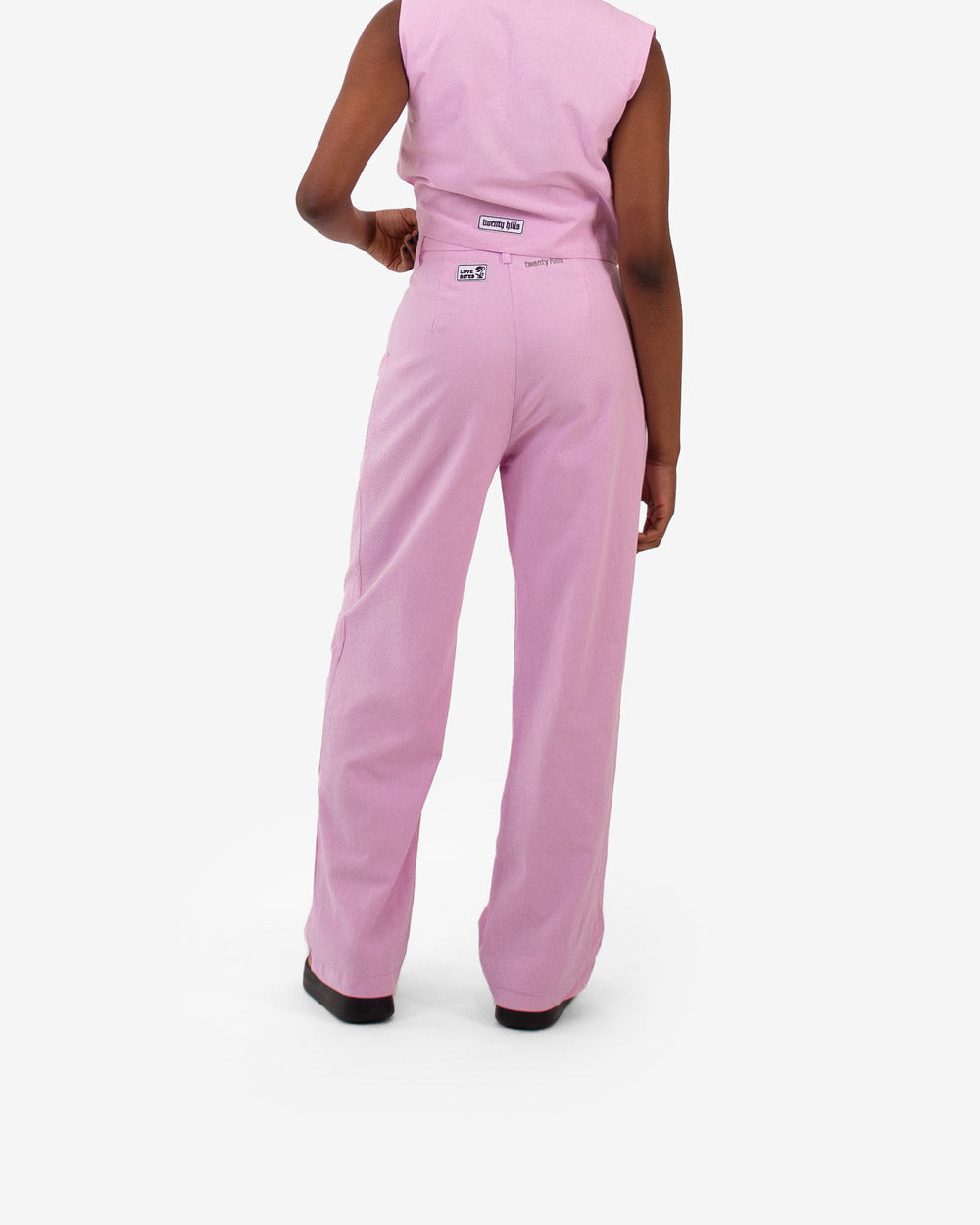 LOVE BITES Suit Pants (Pastel Pink)