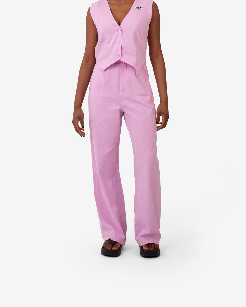 LOVE BITES Suit Pants (Pastel Pink)