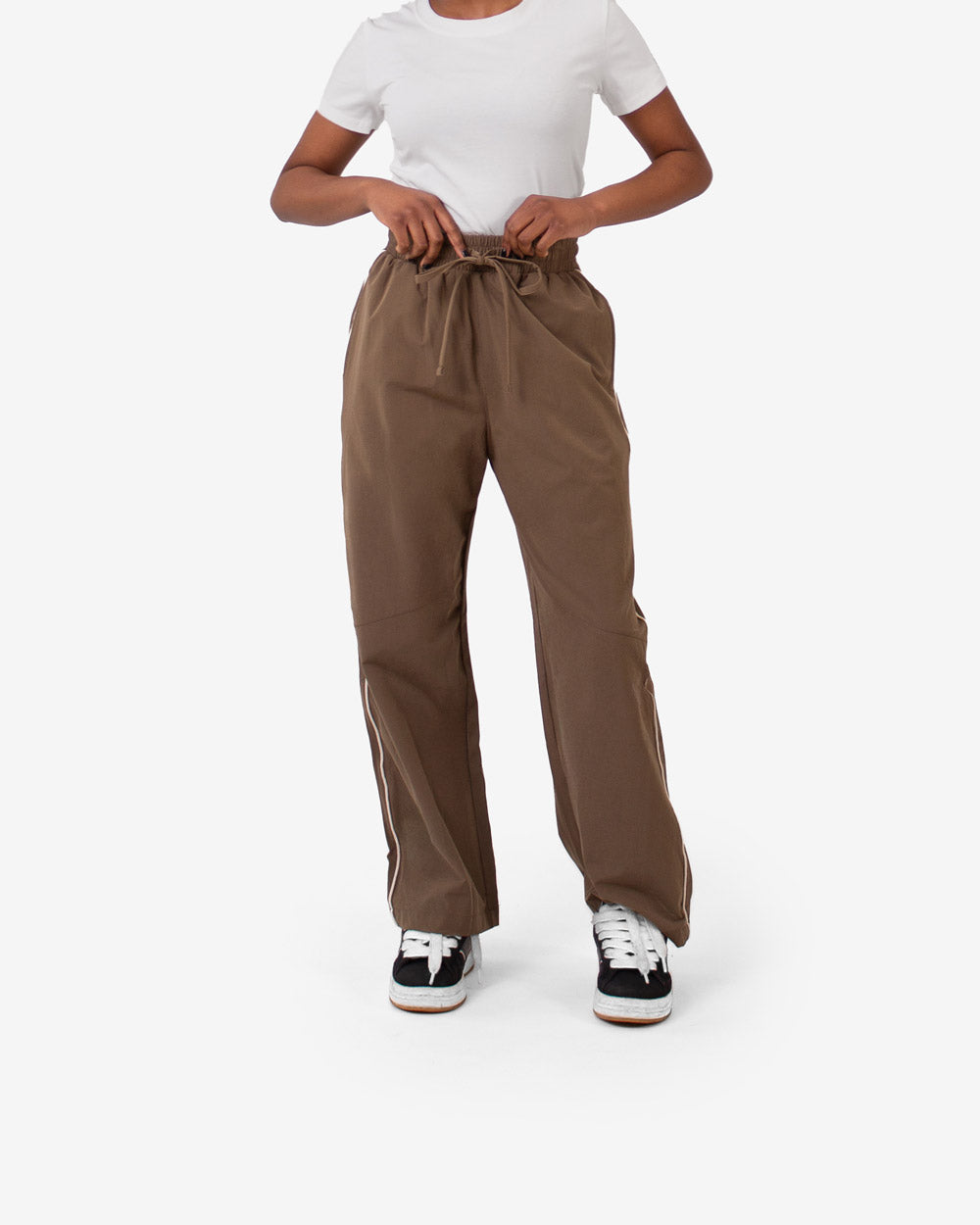 Drawstring Pants (Mocha Mousse)