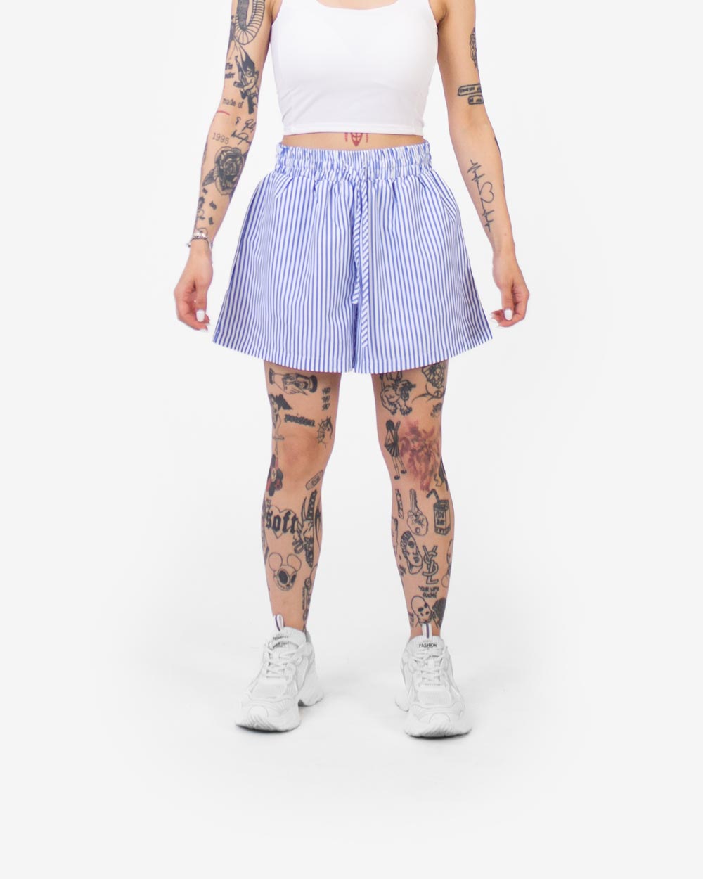 Striped Boxershorts (Blue & White)