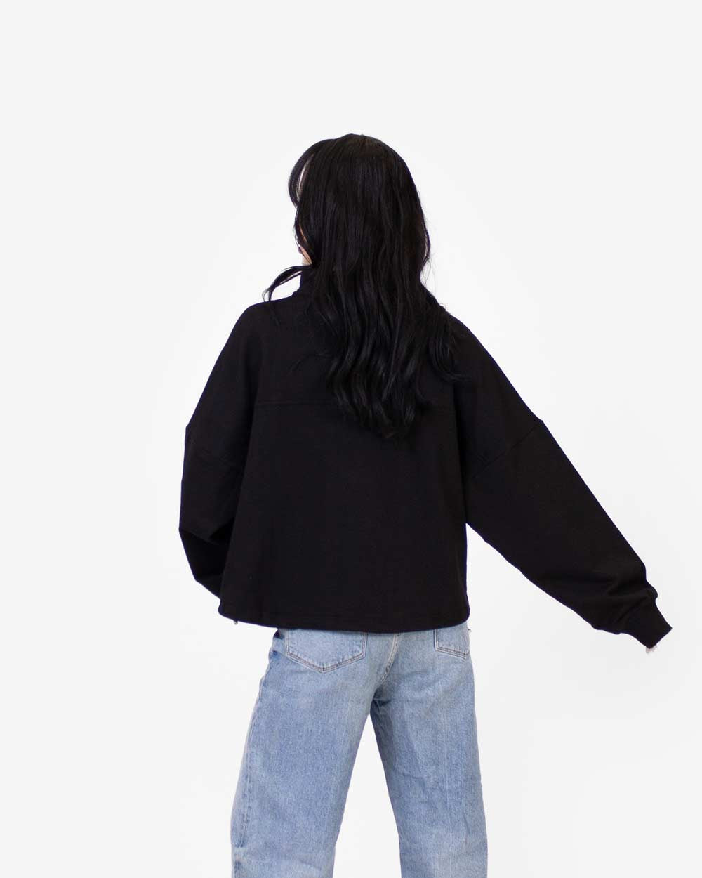 Half-Zip Pullover (Black)