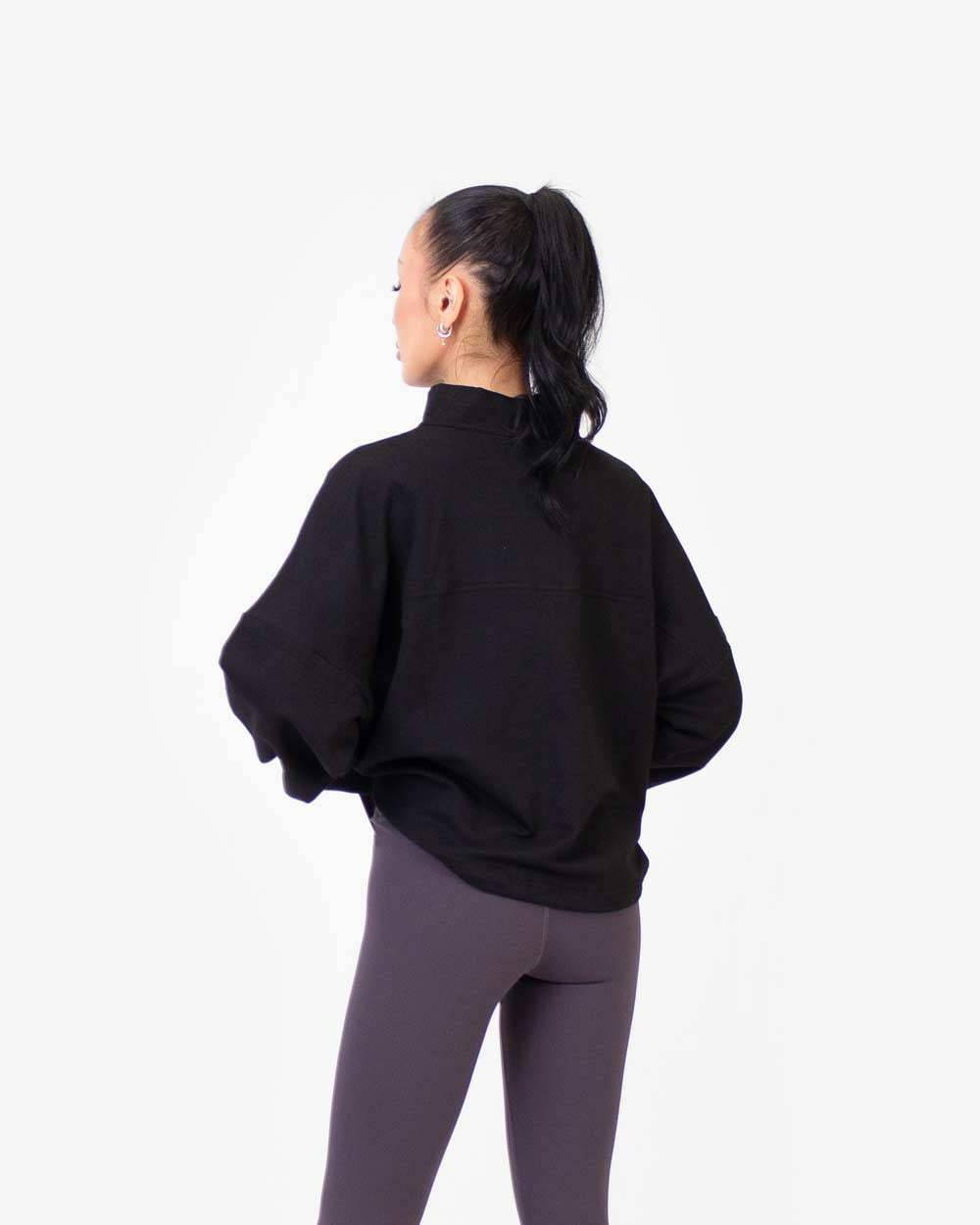 Half-Zip Pullover (Black)