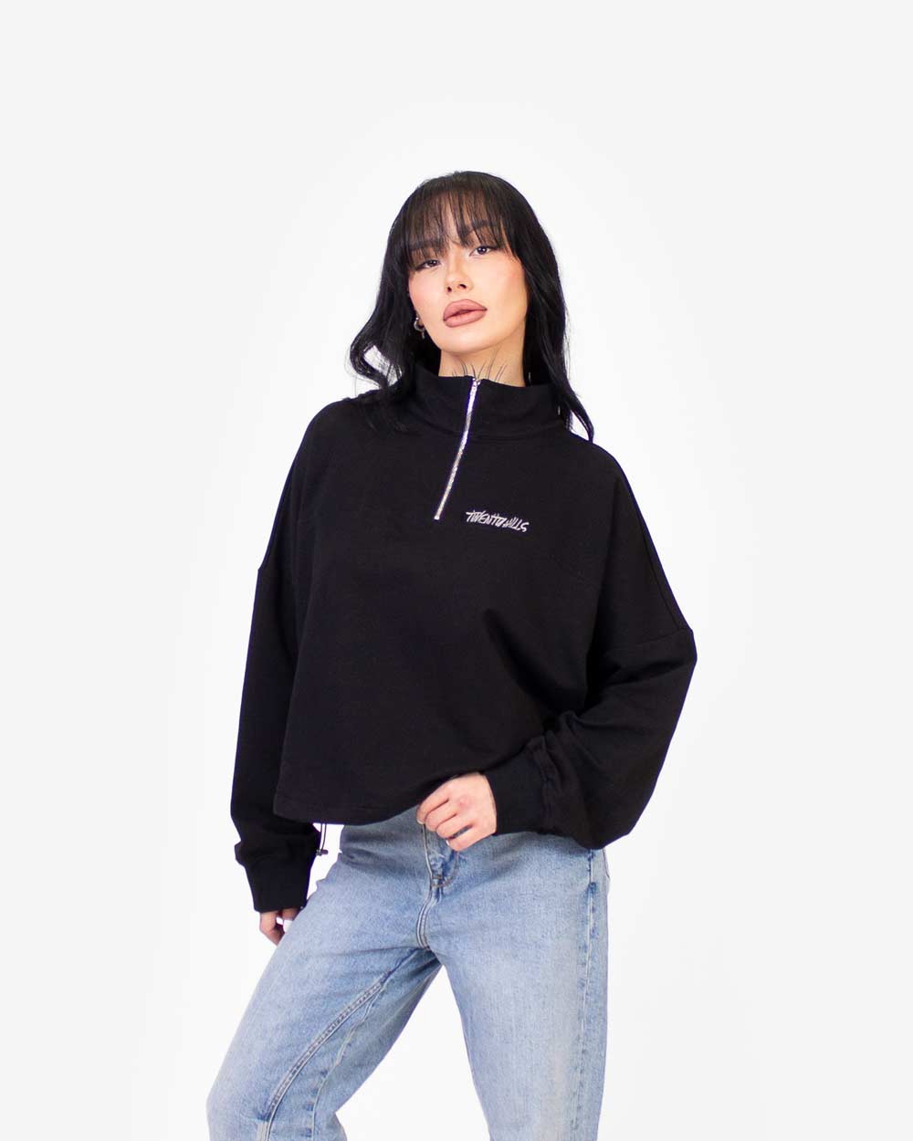 Half-Zip Pullover (Black)