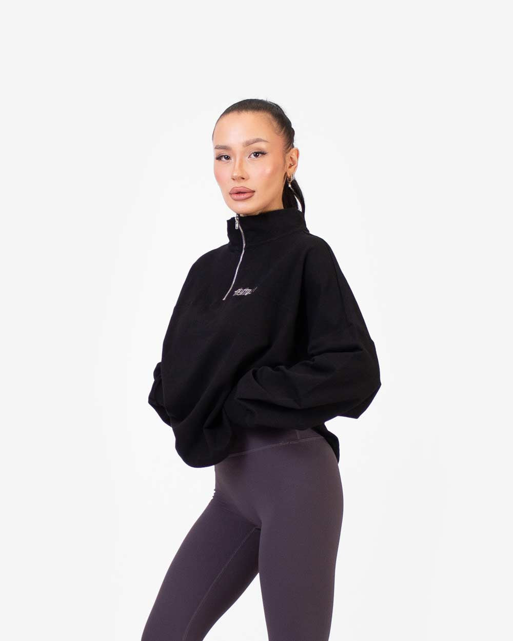 Half-Zip Pullover (Black)