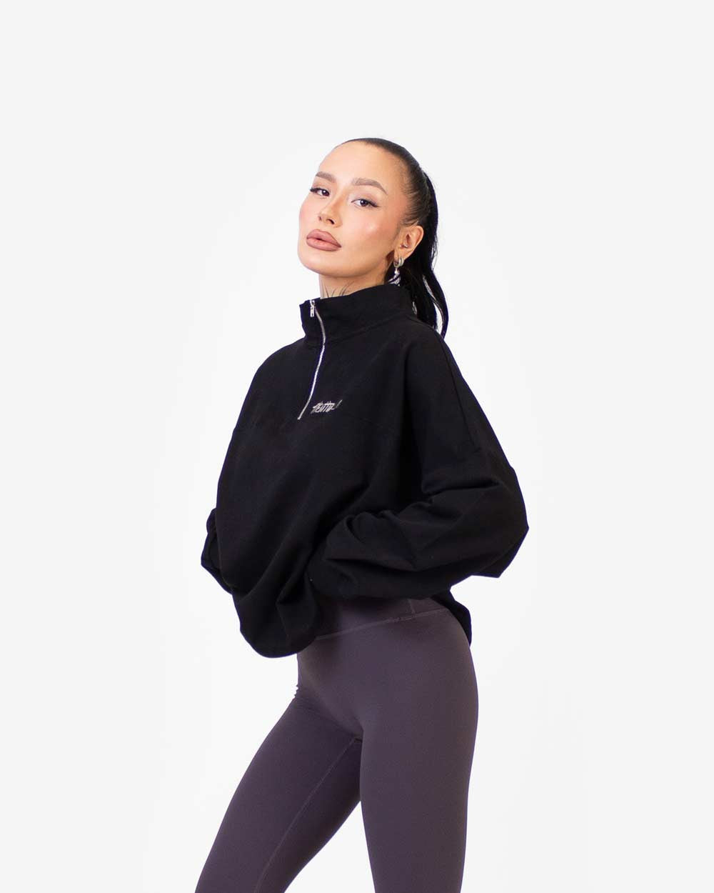 Half-Zip Pullover (Black)