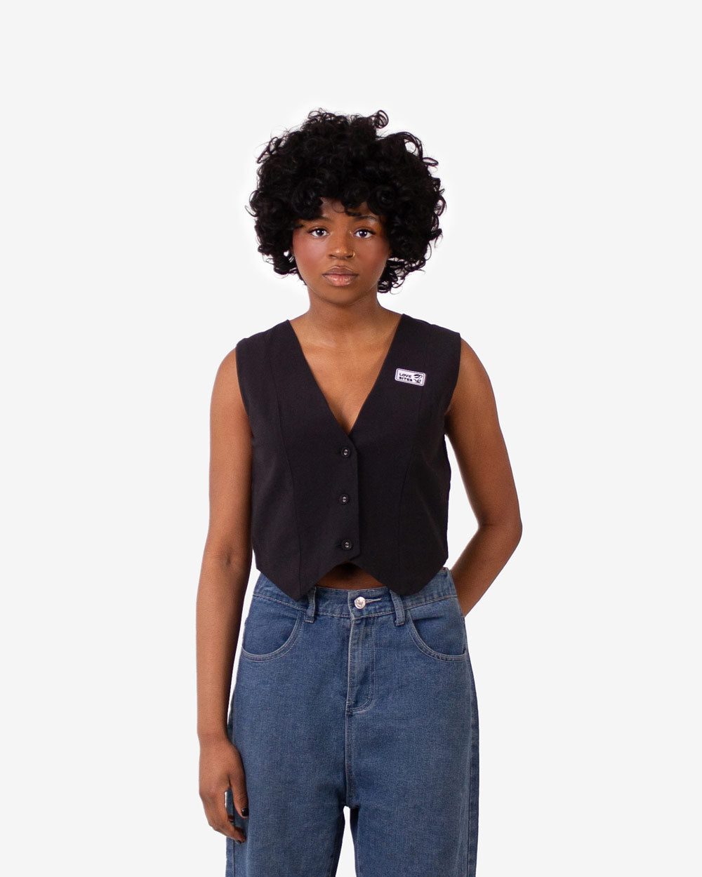 LOVE BITES Suit Vest (Black)