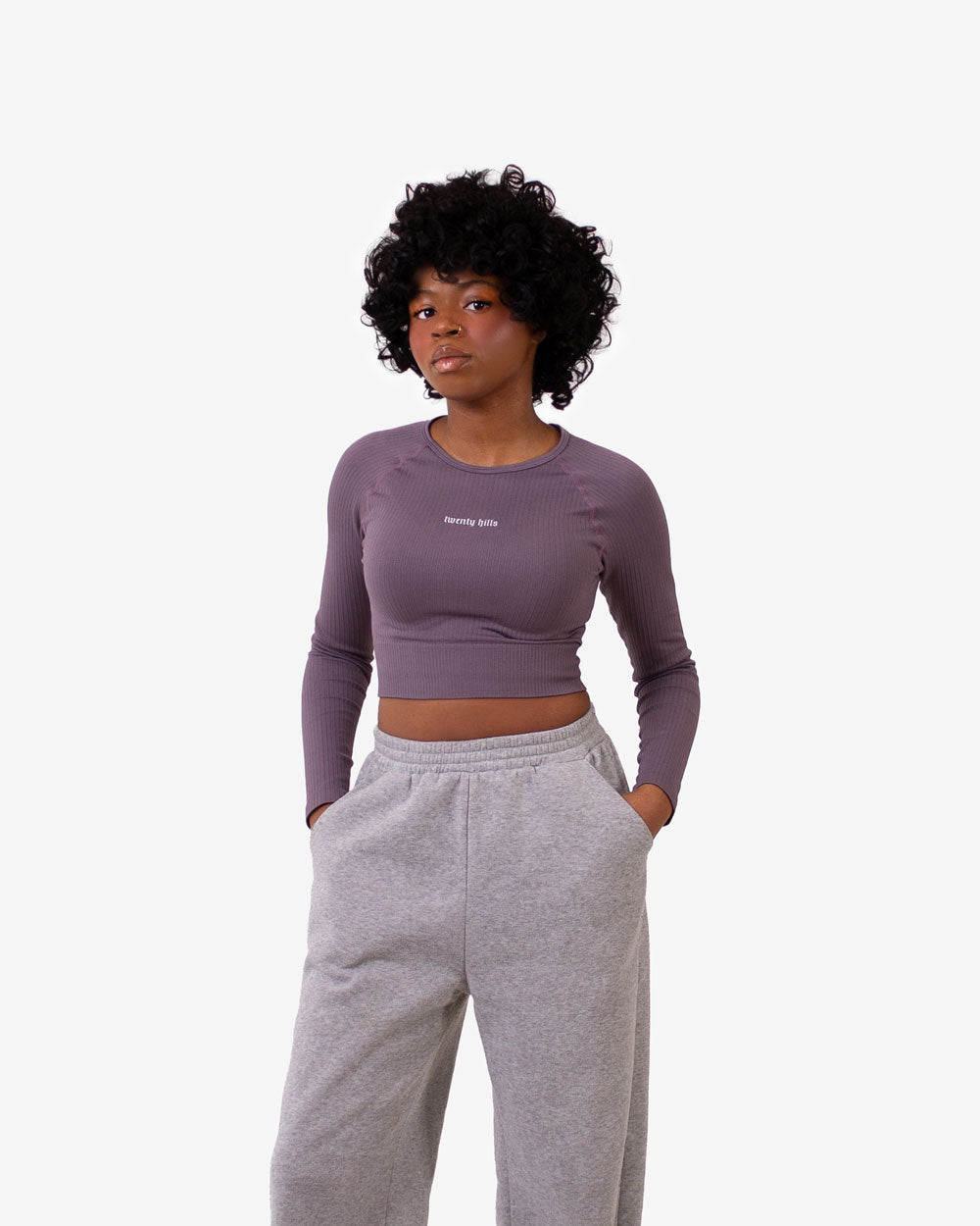 Ribbed Longsleeve Cropped