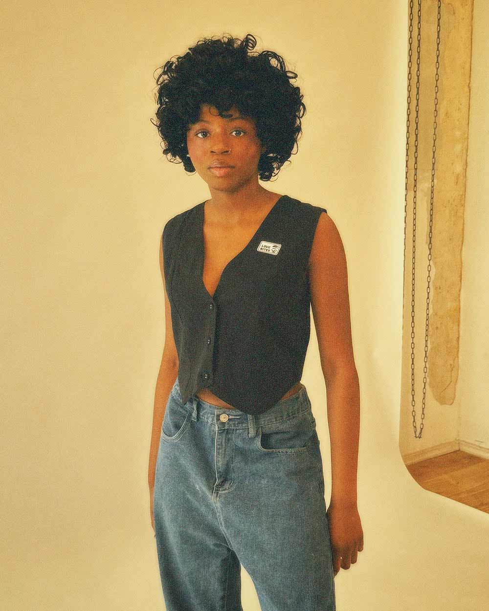 LOVE BITES Suit Vest (Black)